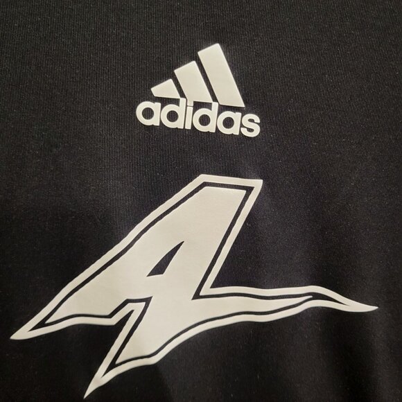 Adidas Performance Shirt Men's Size Medium‎ Black Crew Neck Lightweight Gym - Picture 3 of 6
